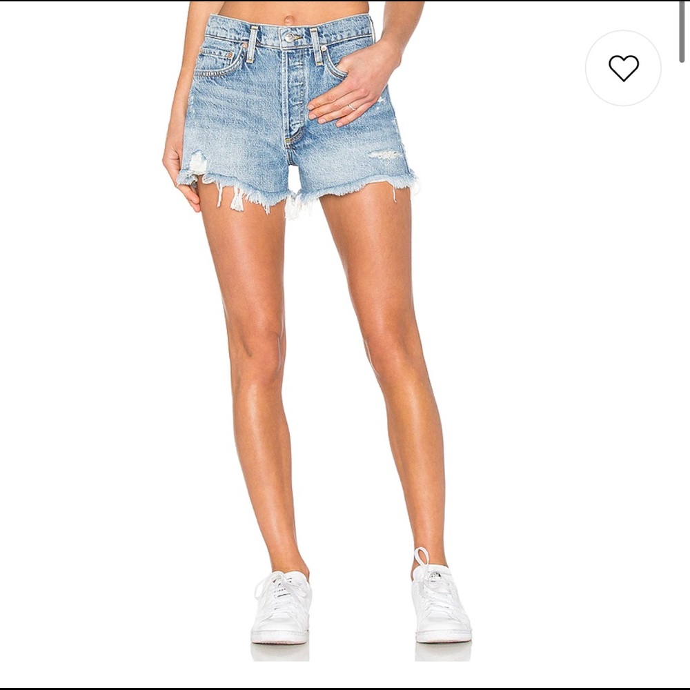 AGOLDE Parker Vintage Cut Off Short in Swapmeet